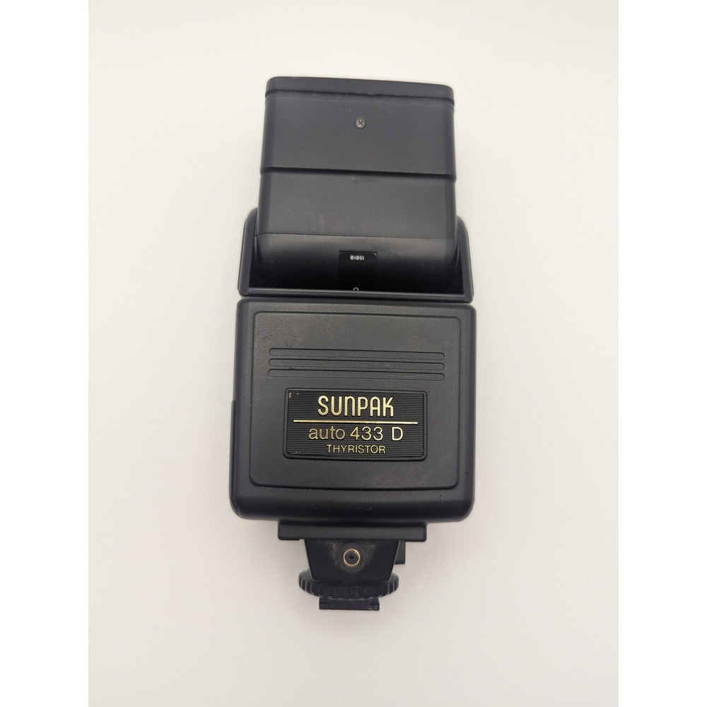 SUNPAK auto 433 D Thyristor Electronic Flash For Canon Vintage Camera Accessory